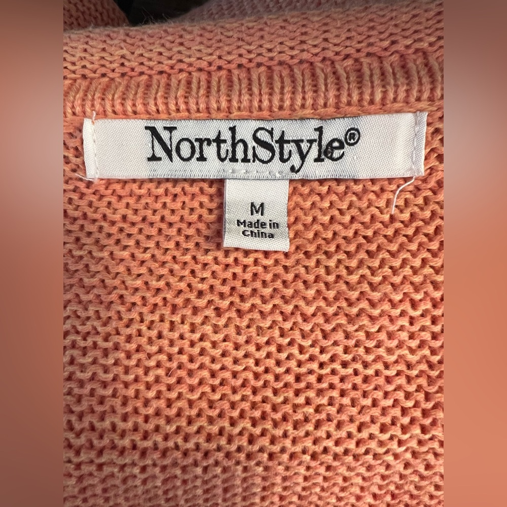 NorthStyle Orange Cotton Cardigan - Picture 4 of 9